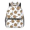 BHCASE Lightweight Casual Student Backpack - Fashionable And Versatile Backpack For School And Outdoor Activities 7.8x11.4x15.7 In Cookies Food Chocolate Chip Biscuits Picture view 1