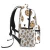 BHCASE Lightweight Casual Student Backpack - Fashionable And Versatile Backpack For School And Outdoor Activities 7.8x11.4x15.7 In Cookies Food Chocolate Chip Biscuits Printing view 3