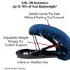 Samnuerly Portable Lifting Seat, Lifting Cushion Seat Pad with Rising Aid, Elderly Sofa Support Pad Lift Chair view 3