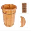 KANBUN Foot bath, bathroom accessories foot bath, massage foot barrel, smooth sauna foot bath wooden barrel view 1
