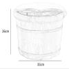 KANBUN Foot bath, bathroom accessories foot bath, massage foot barrel, smooth sauna foot bath wooden barrel view 2