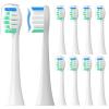 Replacement Toothbrush Heads Compatible with Philips Sonicare10 Pack Soft Replacement Electric Brush Head for 4100 5100 6100 HX9023/65 W Optimal Plaque Control Snap-on System view 1