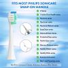 Replacement Toothbrush Heads Compatible with Philips Sonicare10 Pack Soft Replacement Electric Brush Head for 4100 5100 6100 HX9023/65 W Optimal Plaque Control Snap-on System view 3
