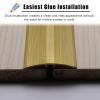 ARCVOX Non-slip Brass Threshold Strip Bar, Scratch-Resistant Transition Strips, Flat Divider Strip Decoration, Heavy Duty Brass Ramp Reducer (Size : 4 cm thicker) view 4