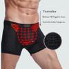 MECKOZ 3 Pack Men's Magnetic Therapy Underwear Tourmaline Health Care Boxer Briefs Mesh Modal Shorts Improving Male Power(Black,XXL) view 2