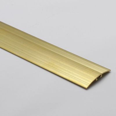 ARCVOX Non-slip Brass Threshold Strip Bar, Scratch-Resistant Transition Strips, Flat Divider Strip Decoration, Heavy Duty Brass Ramp Reducer (Size : 3 cm wide)