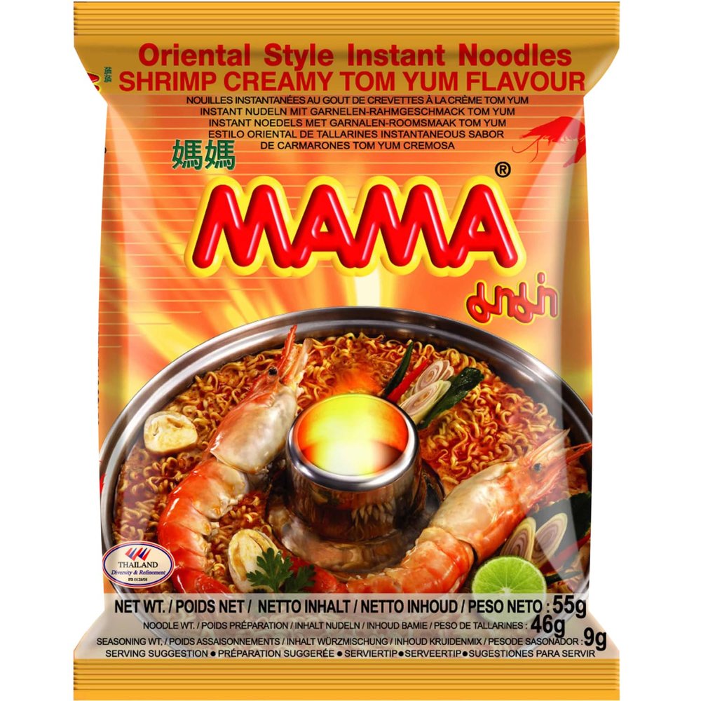 MAMA - Instant Pasta Shrimp Cream Multipack (30 x 55 g)