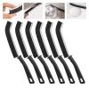 6-piece gap cleaning brush Crack cleaning brush, gap cleaning brush with handle, manual tools for cleaning window railings, showers, floors, bathroom, and kitchen gaps view 1