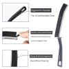 6-piece gap cleaning brush Crack cleaning brush, gap cleaning brush with handle, manual tools for cleaning window railings, showers, floors, bathroom, and kitchen gaps view 4