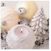 3-Ply Christmas Paper Serviettes Xmas Napkins for Decoupage 33cm x 33cm - Pack of 20 (Christmas White) view 1