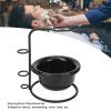 Metal Holder with Stable Base, 2pcs Shaving Brush Stand, Dust Proof, Shaving Soap Bowl for Home Hair Salon view 2