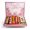 Birthday Gifts for Women  Pink Chocolate Gift Box for Her, Womens Chocolate Gift, 6 Full Size Bars, Letterbox Present view 3