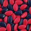 EinsSein 1kg Chocolate Dragees Mix Pink-Dark Blue giveaways Wedding Chocolates Sweets drages Dragees mini Favours Guests Shapes Chocolate Table Hearts Party Baptism Communion Confirmation Sweet view 2