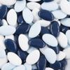 EinsSein 1kg Chocolate dragees mix white-light blue-dark blue giveaways wedding chocolates sweets drages dragees mini favours guests shapes chocolate table hearts party baptism communion confirmation view 3
