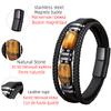 BAFAFA Multi-layer Braided Leather Charm Bracelet Red Blue Tiger Eye Stone Bracelet For Men Simple Stainless Steel Jewelry Accessories (Style : 21cm_Yellow Tiger Eye) view 3