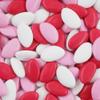 EinsSein 1kg Chocolate Dragees Mix White-Light Pink-Pink giveaways Wedding Chocolates Sweets drages Dragees mini Favours Guests Shapes Chocolate Table Hearts Party Baptism Communion Confirmation view 2