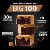 MET-Rx Big 100 Protein Bar, Meal Replacement Bar, 32G Protein, Salted Caramel Brownie, 9 Count, 3.52 Oz. view 3