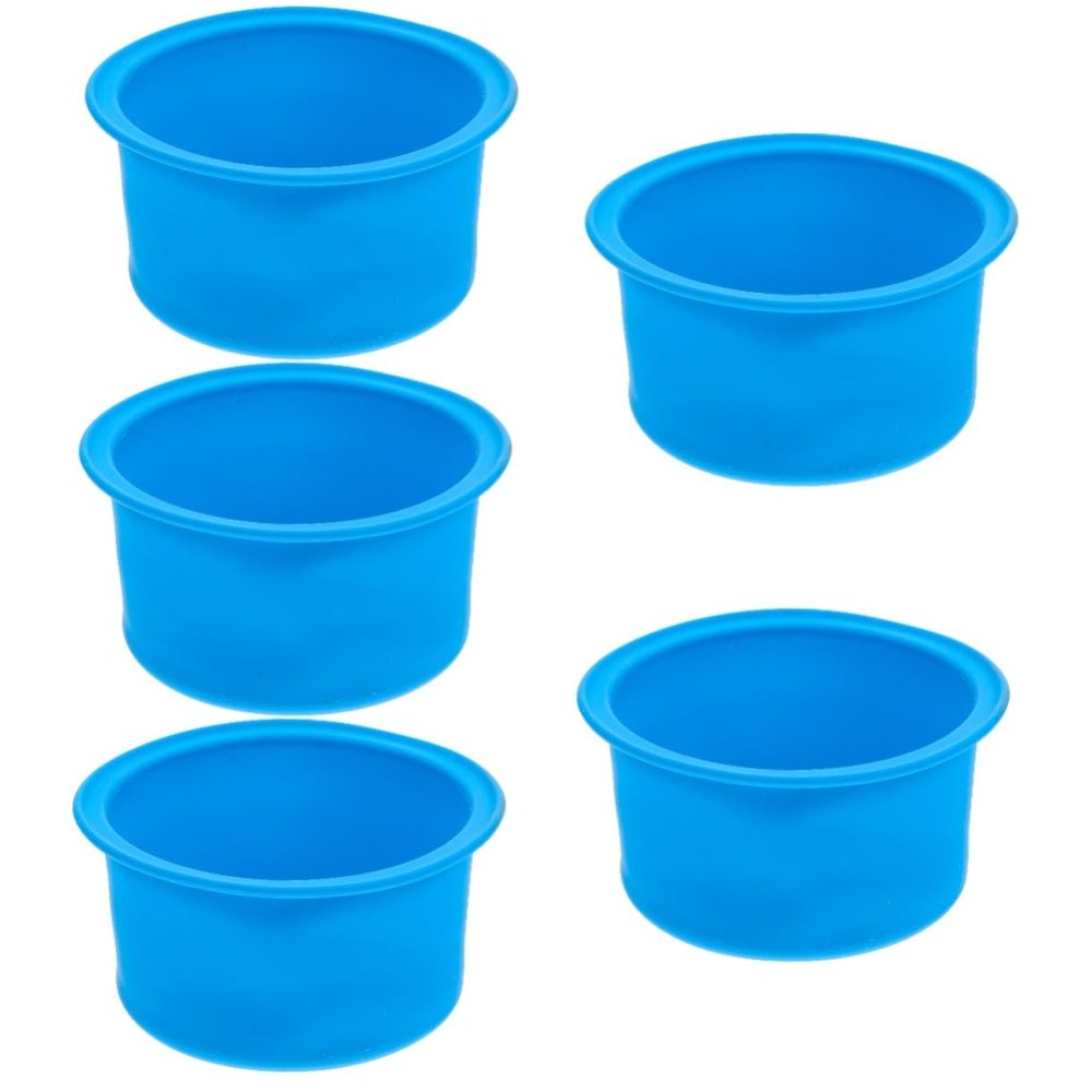 Beaupretty 5pcs Silicone Inner Pot for Wax Warmer Reliable Wax Melting Container Hair Removal Waxing Bowl for Heater and Beauty Tools