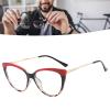 Blue Light Blocking Glasses, UV Blocking Glasses Accurate Amplification of Standard Pupil Distance for Women to Watch TV (Top Red) view 4
