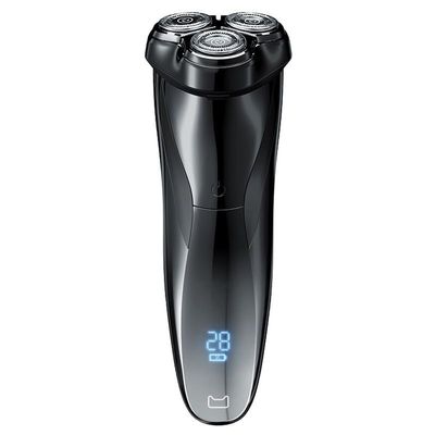 JQUAL Electric Razor for Men, Rechargeable IPX7 Waterproof Electric Shaver Wet and Dry Men's Rotary Shavers Electric Shaving Razors with Pop-up Trimmer (Color : Blackstone 3)