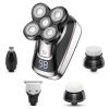 JQUAL Electric Razor for Men, 5 In 1 Electric Shaver Grooming Kits Electric Facial Body Wet And Dry Razor Men Beard Rotary Rechargeable Shaving Bald Machine view 2