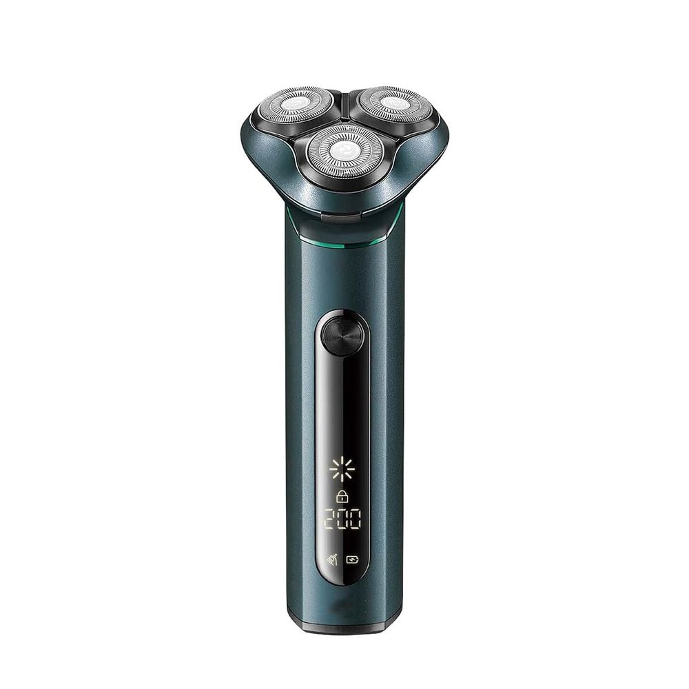 JQUAL Electric Razor for Men, Electric Shaver Rotary 3D Floating Razor Waterproof Shaver Men's Razor Professional Beard Trimmer USB Rechargeable