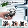 JQUAL Electric Razor for Men, 5 In 1 Grooming Kits Electric Shaver Facial Body Electric Razor For Men Beard Wet Dry Rotary Shaving Machine Bald Rechargeable Set view 4