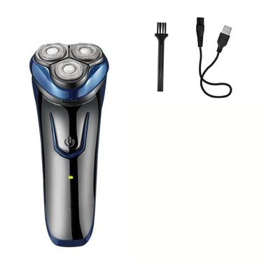 JQUAL Electric Razor for Men, Rechargeable Men's Shaving Cordless Rotary Shaver Wet And Dry 3 Head Electric Shavers For Man