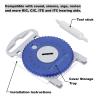16pcs Hearing Aid HF4 Pro Protection Wax Guards Filters Cover(Blue - Left Ear)2.4mm with Instruction Manual Compatible with Siemens,Signia,Rexton view 3