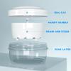 Denture Bath Case,denture bath,Double Layer,retainer case,Leakproof Portable Retainer Box,for Travel Cleaning Store(White) view 2