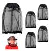 AWAVM Midge Nets for Head 5 Pack Mosquito Head Net Fine Mesh Nylon Insect Protecting Face Neck Cover for Outdoor Camping Hiking Fishing Gardening Travel Essential view 1