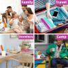 4 Pack Toothbrush Cases Travel Toothbrush Holder Portable Toothbrush Container Case Plastic Toothbrush Carrier Cover Case Toothbrush Protector for Traveling, Bathroom, School, Home, Camping view 3