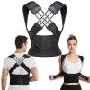Adjustable Back Posture Belt,Posture Corrector for Women and Men, Back Brace Fully for Spine, Shoulder,Providing Pain Relief from Neck, Shoulder,Office Home Gym Unisex,L view 1