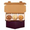 Simply Cake Co. - Stuffed Cookie Selection - 3 All-Butter Cookies - Hazelnut & Caramel Fillings - Chunky & Gooey - Delicious Variety - Luxury Treats - Made with Premium Ingredients view 1