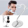 ANKROYU Men's Shaving Brush Holder, Shaving Brush Holder Home Salon Travel Shaver Holder Men's Shaving Brush Stainless Steel Rack Shaver Holder for Salon Home Travel Office Storage Use view 4