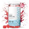 Known Vegan Omega 3-6-9 Gummies  Peach Flavour  400mg Organic Flaxseed Oil  Chewable Gummy Supplement  Vegan Alternative to Fish Oil  1 Month Supply  for Men & Women view 1