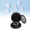 Dental Veneer Box, Dental All-Ceramic Veneer Processing Box, Portable and Reusable Denture Storage Box with Spare Pad, Round Shape, Ultra Thin Mesh, Black view 2