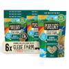 Glebe Farm Gluten Free PureOaty Organic Porridge Oats 6PK, Healthy Wholegrain For Slow Release Energy, 100% British, All-Natural & High In Fibre, Tasty Porridge, No Nasties, 6x 450g view 1