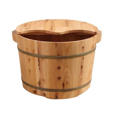 SilteD,Bathroom Accessories Footbath Tubs,Massage Foot Barrel,Volume Smooth Surface Sauna Wooden Bucket