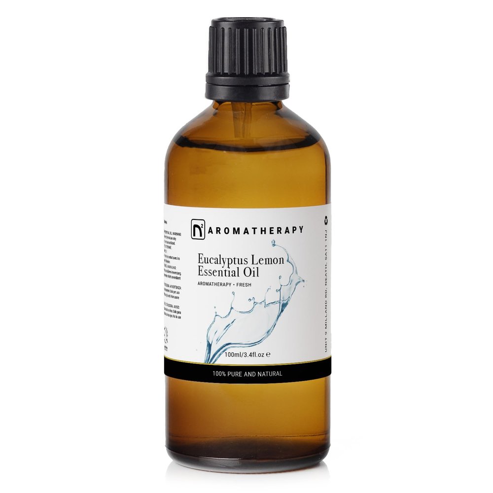 n2 Aromatherapy Eucalyptus Lemon Essential Oil 100ml - Natural Cleaning, Skincare, Diffusers, Soap, Candle Making