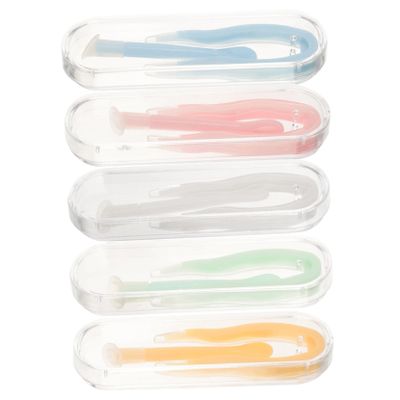 LALAFINA 5pcs Travel-Friendly Remover Kit Suction Stick Tweezers for Blue White Lenses Daily Use