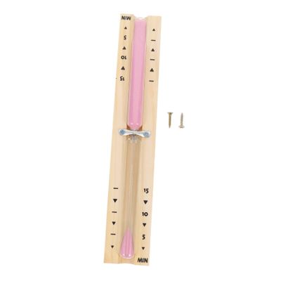 BESTonZON 1pc Wooden Timer for Sauna Room Indoor Material Easy Wall-mountable Rotating Feature Spa Accessory