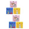 ABOOFAN 6pcs Lightweight Diaper Pouch for Women Sanitary Towel Storage Bag Outdoor Wet Bag Pads Button Closure view 1