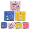 ABOOFAN 6pcs Lightweight Diaper Pouch for Women Sanitary Towel Storage Bag Outdoor Wet Bag Pads Button Closure view 2