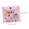 ABOOFAN 6pcs Lightweight Diaper Pouch for Women Sanitary Towel Storage Bag Outdoor Wet Bag Pads Button Closure view 4