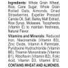 Great Grains Red Berry Almond Crunch Cereal, Strawberry Cereal with Cereal Clusters and Sliced Almonds, GMO Free Project Verified, 370ml Box view 3