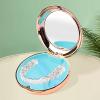 2 Set of Travel Retainer Case with Mirror Mouth Guard Case Protection with Vent Holes Champagne Gold view 3