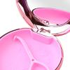 3 Set of Travel Retainer Case with Mirror Mouth Guard Case Protection with Vent Holes Rose Gold view 2