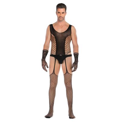 FGUUTYM Mens Intimate Jewelry Fishnet Tights Tights Bodysuits Stockings, p, One Size