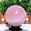 WAHOM Natural Pink Magical Quartz Crystal Reiki Sphere Decoration (Size : 1100-1150g) view 3